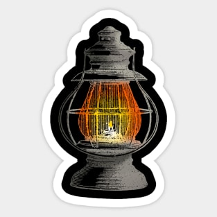 Vintage Lantern Sticker